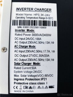 Solární regulátor a měnič 24V/2400W - 5