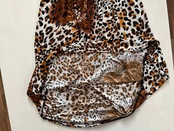 Leopard šaty, vel neuvedena cca S-M - 5