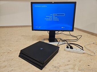 PS 4 PRO 1TB – po servisu, výborný stav, příslušenství - 5
