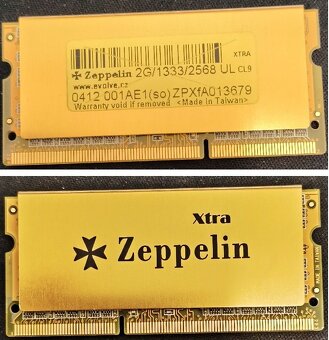 Různé paměti RAM do NB SO-DIMM - 5