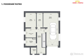 Prodej dvougeneračního domu, Praha 4 - Modřany - 5