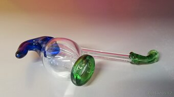 Stará skleněná fajfka - 5