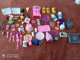 Panenka Barbie, set kuchyňka, potraviny - 5