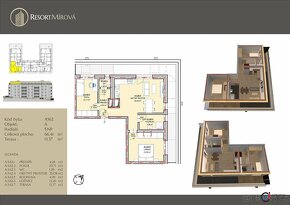 Prodej bytu 3+kk s terasou, 79,78 m2, Mírová, Rychnov nad Kn - 5