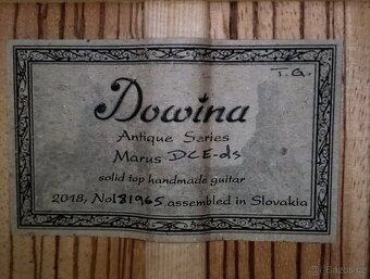 Predam el. ak. gitaru Dowina Marus DCEds. Zn.cena. - 5