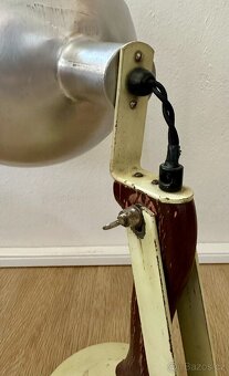 Stará lampa INDUSTRIÁLNÍ polohovací FUNKČNÍ lékařská - 5