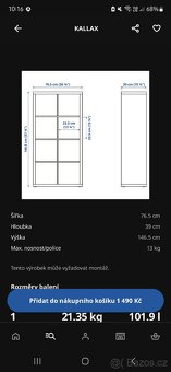 IKEA Kallax s vložky dvířky - 5