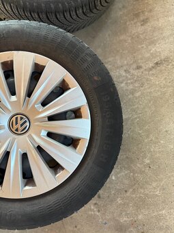 Plechové disky 5x112 R15 včetně pneu – Škoda, VW, Seat - 5