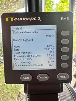 VESLOVACÍ TRENAŽÉR CONCEPT2 D PM5 - 5