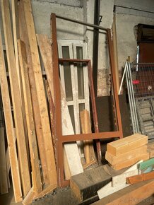 Hliníkové dveře 1100 široké 1/2 prosklené - 5