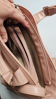 Větší světle růžová kabelka Pure London Rose - nová - 5