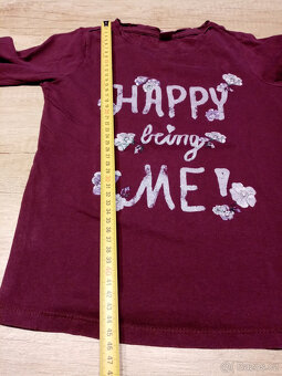 třpytivé tričko vel. 110/116 - 5