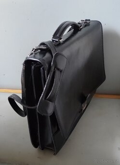 KOŽENÁ ČERNÁ AKTOVKA - 5