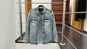 Pánská riflová džínová bunda - 5