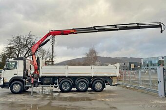 Volvo FMX 450 - 8x4 – Sklápěč/Valník + HR-FASSI F215A.0.24 – - 5