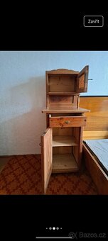 Starožitné noční stolky, 2 ks - 5