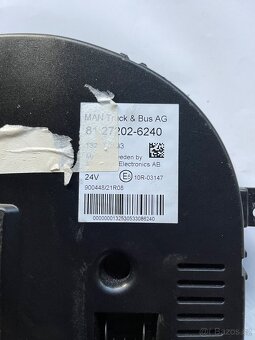 PŘÍSTROJOVÁ DESKA na MAN TGX TGS - 5