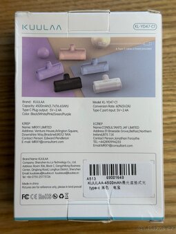 Super powerbanka 4500mAh do USB-C pro iPhone i Android, NOVÁ - 5