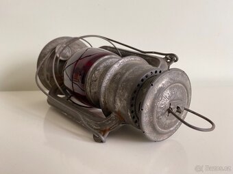 Stará petrolejová lampa petrolejka BAT 158 Nemecko - 5