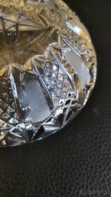 Popelník krásný broušený - váha 752 gramů - 5