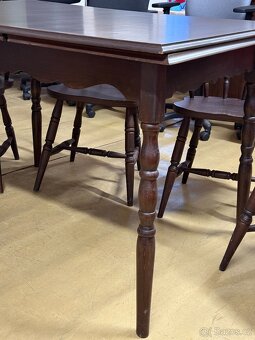 Jídelní stůl + 6 židlí - 5