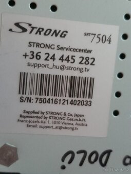 Satelitní parabola, držák na stěnu a 2x Strong 7504 - 5
