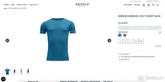 Nové merino tričko Devold Breeze Merino 150 T-shirt Man - 5