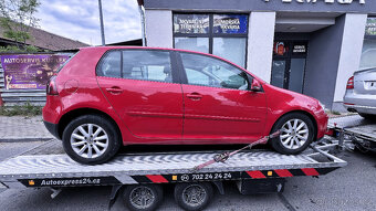 Vůz na náhradní díly VW Golf 5 hatchback 2009 CAXA JPG LY3D - 5