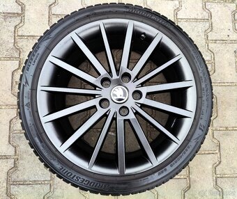 Alu kola originál Škoda Octavia III, RS 5x112 R18 Turini - 5