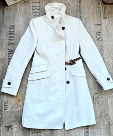 Karen Millen bílý jarní kabát, nový - 5