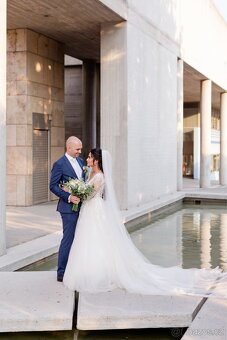 Svatební šaty Bellé Marié  Ateliér Ivory / champagne - 5
