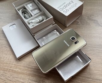 Samsung Galaxy S6 Edge 32gb Gold Platinum, komplet, zánovní - 5