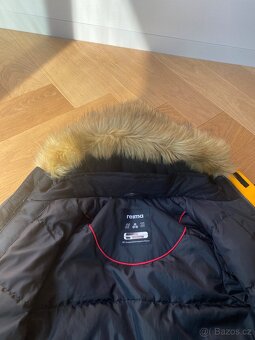 Dětský péřový membránový kabát Reima Serkku Warm Yellow 140 - 5