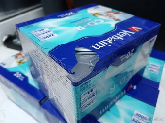 80 kusů - disk Verbatim CD-R 700MB/80 min. - 5