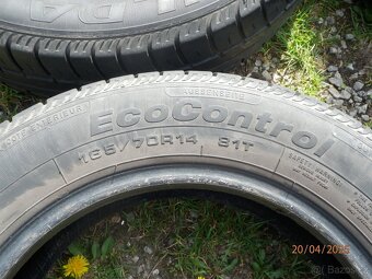 4x Letní gumy FULDA 165/70 R14 2x5MM 2x4,3MM - 5