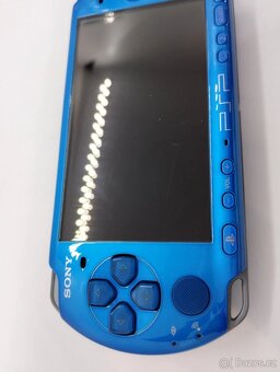 PSP 3000 rare Blossom Blue včetně boxu - 5
