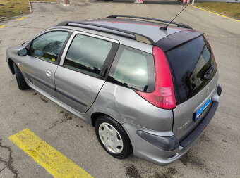 Peugeot 206 kombi, 1.4 benzín, nová STK - 5