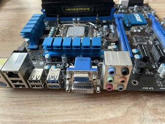 Základní deska MSI H77MA-G43, i5 3570k, 2x4gb Ram - 5