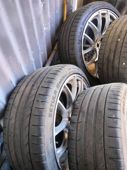 4ks alu disky 5x112 R19 pneu 245/35 r19 - 5
