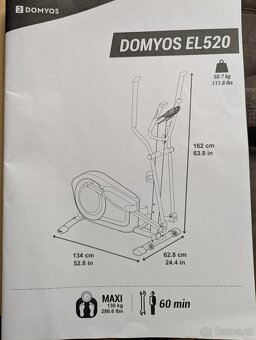 Eliptický trenažér Domyos EL520 - 5
