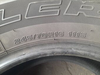 Bridgestone 245/70/16 - letní - 4,5mm - 5