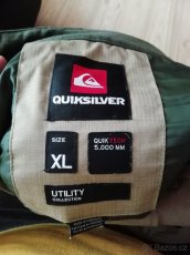 téměř nové zimní kalhoty Quiksilver xl khaki - 5