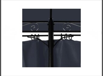 Zahradní altán 4x3 m - antracit - 5