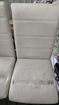 4x krémová židle - 5