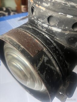 Petrolejová lampa nádražní 2. světová válka - 5