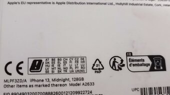 Apple iPhone 13, 128 Gb, v krabičce + kabel - 5