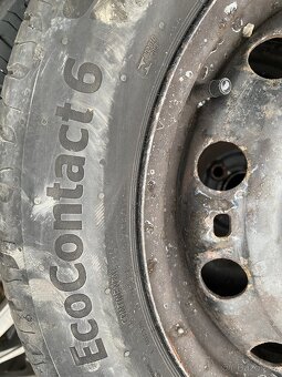 Plechové disky 15” 5x100 a letní pneu 185/60/R15 - 5