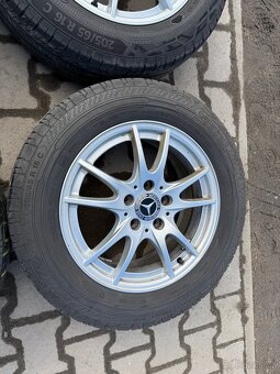 4x al kola 5x112 16 + pneu letní 205/65 R16C - 5