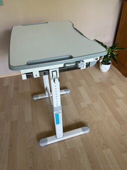 Dětský polohovatelný stůl s židlí Alzaergo - 5