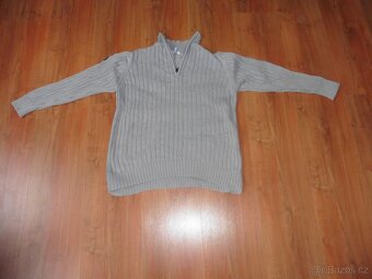 2x flaušová mikina, 1x svetr a 4x mikina vel. 134 cm, 8-9 le - 5